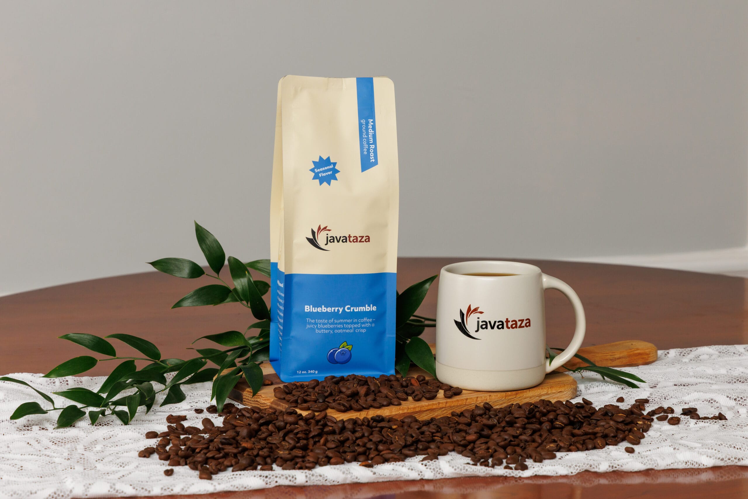 Blueberry Crumble Flavored Coffee | Javataza Coffee