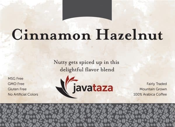 cinnamon hazelnut ground flavored coffee