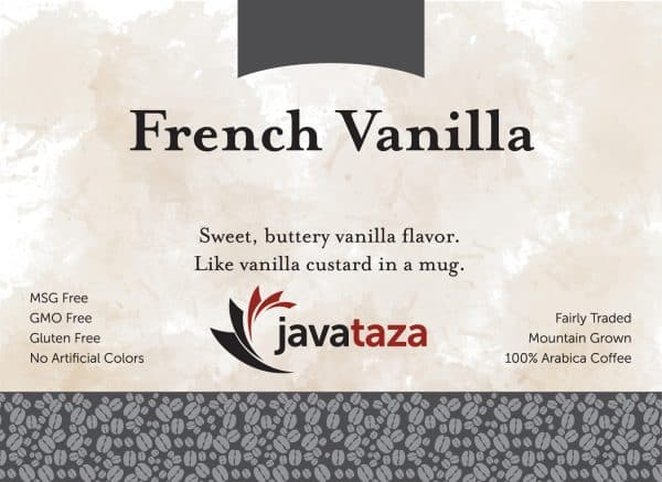 french vanilla ground flavored coffee