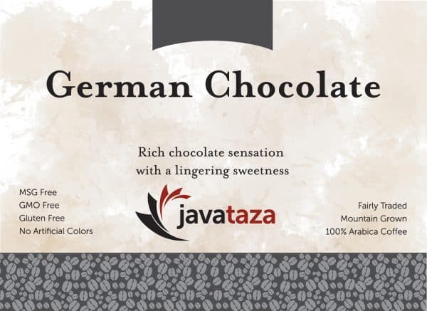 german chocolate ground gourmet coffee