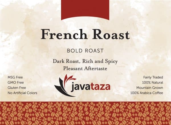 french roast ground gourmet coffee