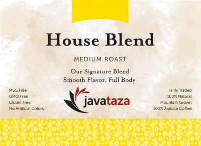 house blend ground specialty coffee