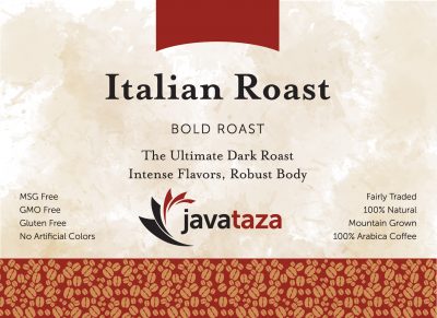 italian roast ground fair trade coffee